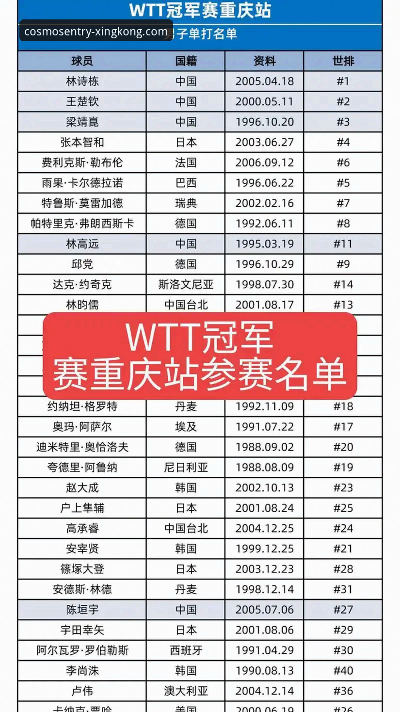 WTT重庆冠军赛男单决赛技术复盘与平台体验详解
